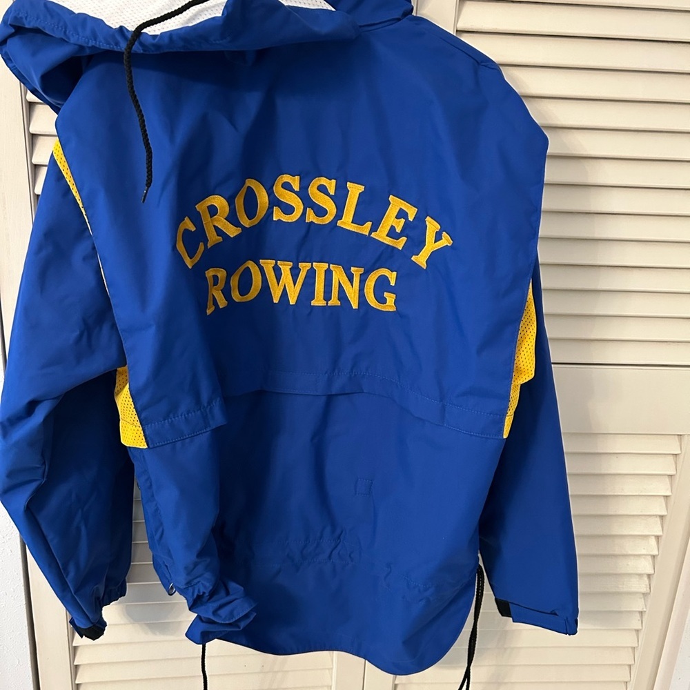 Blue and Yellow Crossley Rowing Jacket